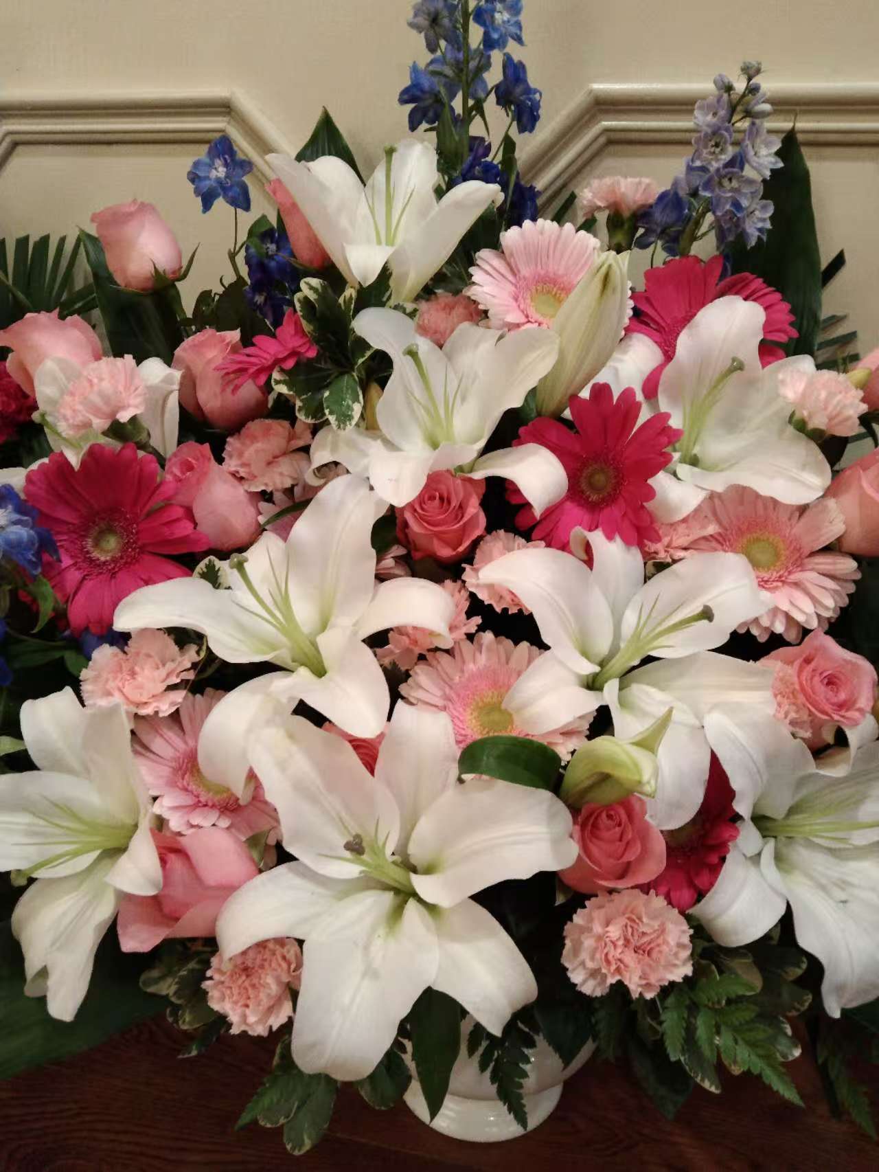 Flower in Front of Buddha